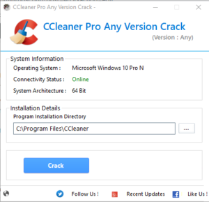 CCleaner Pro 5.76.8269 Crack License Key 2021 Latest Version